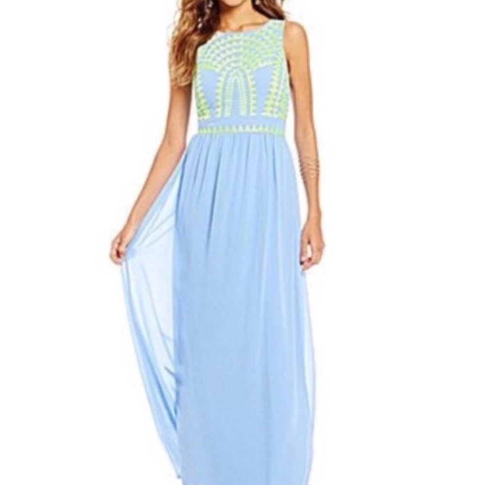 Maxi formal dress chiffon size 4